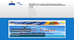 Desktop Screenshot of denizcard.com